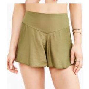 Urban Outfitters Kimchi Blue Olive Flutter Shorts